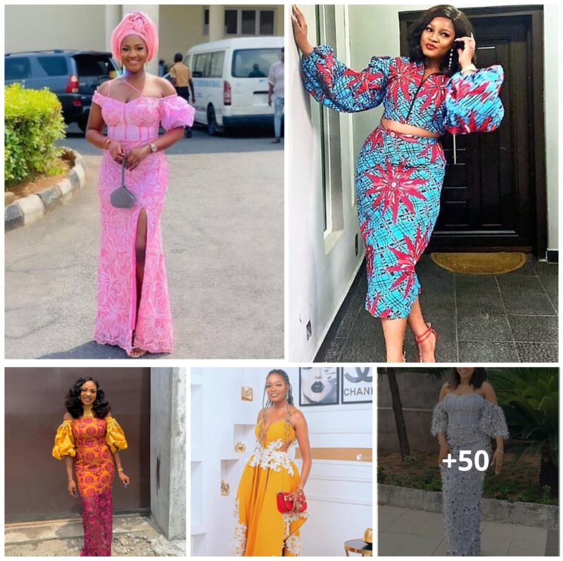 50 PICTURES: Lovely Lace and Ankara Styles For Women