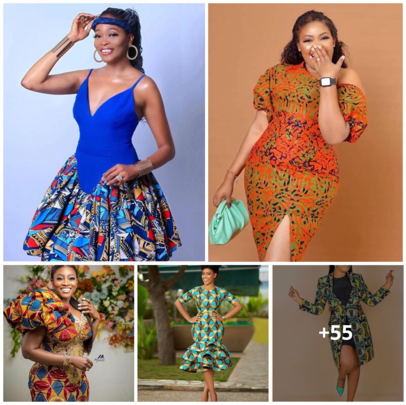 Amazing and Elegant Ankara Short Dresses For Stylish African Women