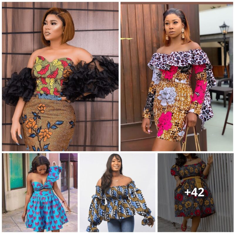 Ladies, See Gorgeous Ankara Off-Shoulder Designs You Can Rock To Your First Date