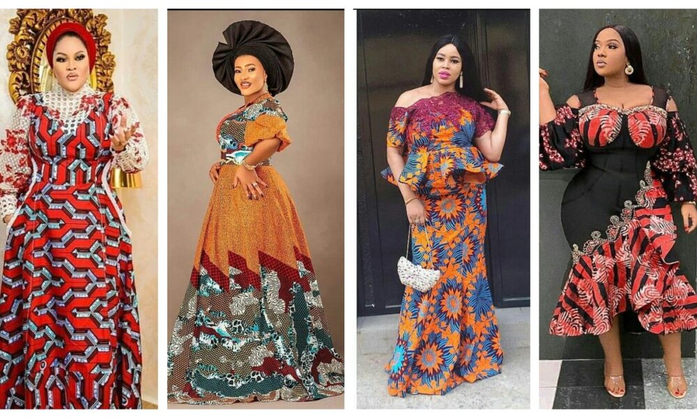 Amazing African Print Dresses for Single or Mature Women