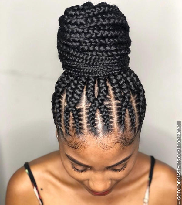 30+ Latest Black Braided Hairstyles For Classy and Elegant Looks (1)
