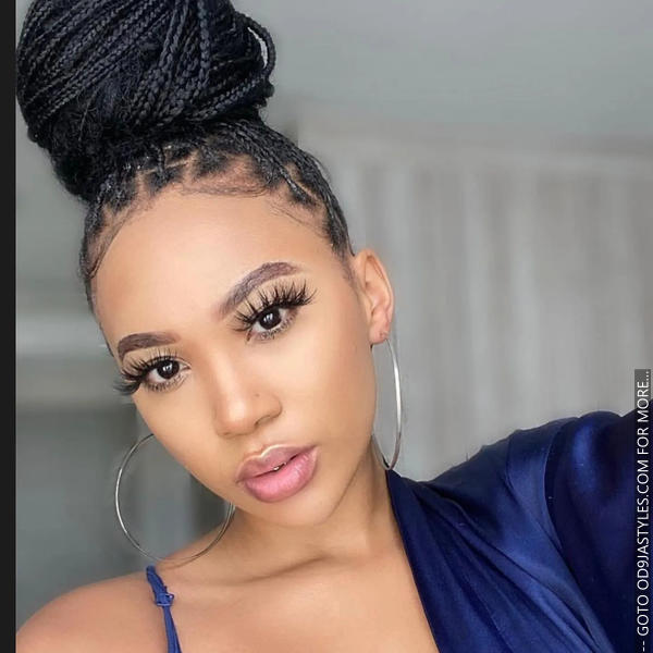 30+ Latest Black Braided Hairstyles For Classy and Elegant Looks (8)