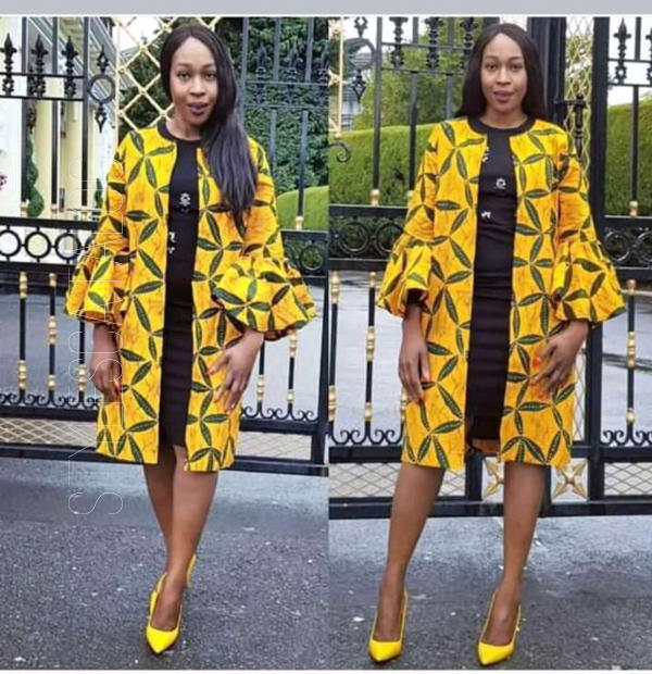 Look Classy And Mature To Your Next Occasion With These Yellow Fabric Styles (22)