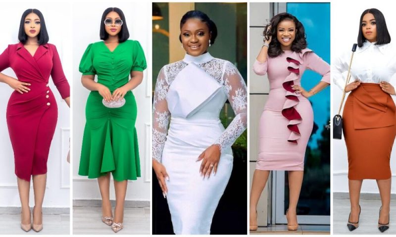Best Corporate Gown Styles for Female Bosses, Wives and Stylish Ladies