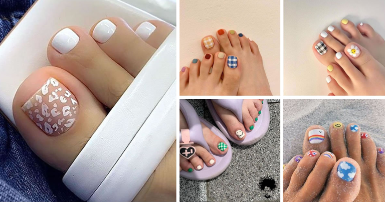 70+ Cute & Easy Toe Nail Deisgns for Summer 2024