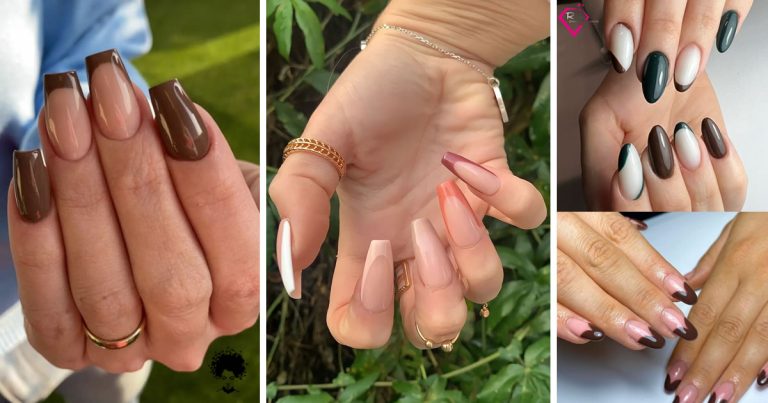 64 Photos: Trending Brown French Nail Designs in 2023 That You Need To See