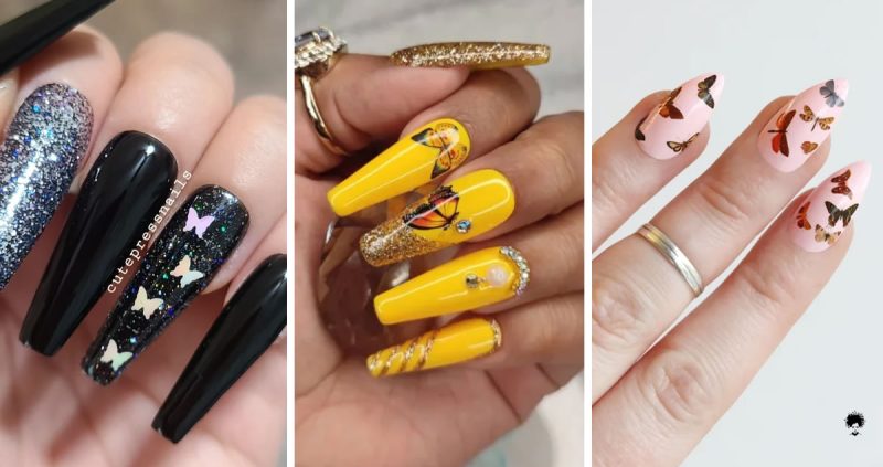 42 Butterfly Nail Design Ideas That Look Beautiful for 2023