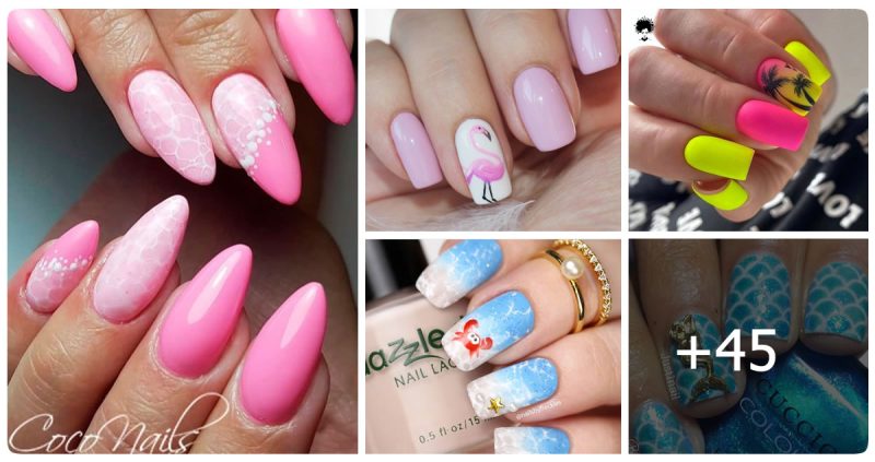 45+ Swimming Pool Summer Nail Art Ideas That Will Cheer You Up