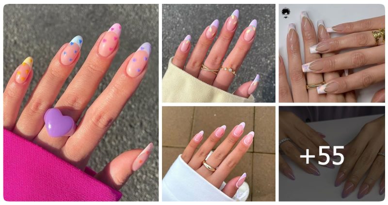 Pastel French Manicure: Colors You Should Try For The Softest Look In The Spring!