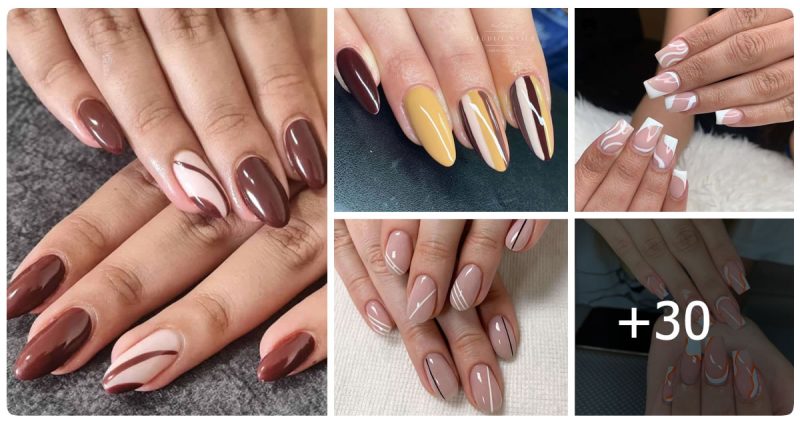Top 30 Creative Nail Designs With Lines (Short And Long)