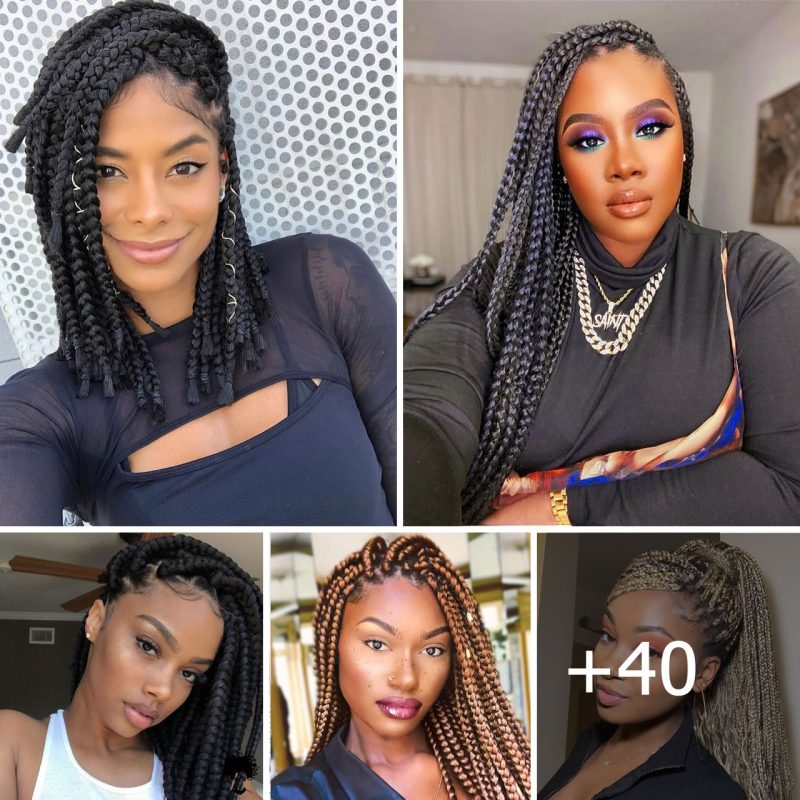 40 Cute Box Braids You Have to Try in 2024