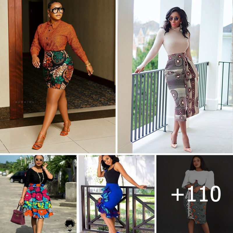 110+ Ankara Skirt Styles You Should Check Out