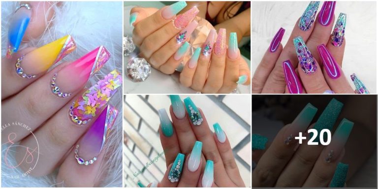 COLORED NAILS ▷ 30 Great Images 💅
