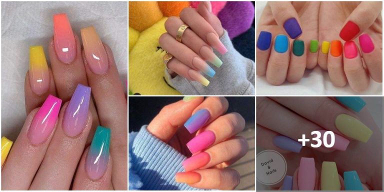 30+ MULTICOLOR NAILS【Ideas and Images】💅