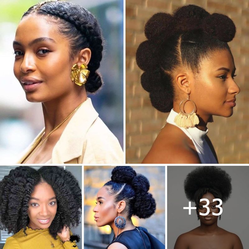 33 Quick and Easy Natural Hairstyles for Work 2024