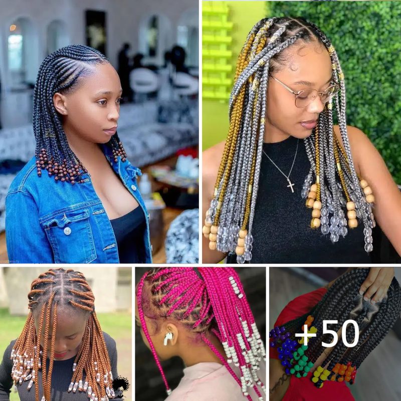 50 Fabulous Box Braids with Beads for 2024: Must-Try Styles