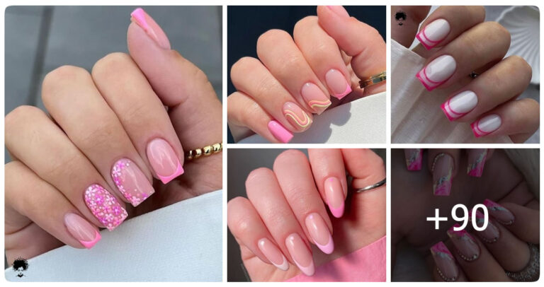 90+ Enchanting Pink French Tip Nail Designs to Captivate Your Senses!