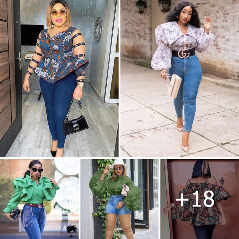 Classy Tailor Made Blouse Styles for Weekend Slay.