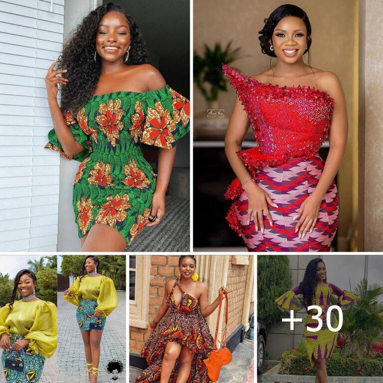 30 Trendsetting Ankara Short Dress Styles: Chic and Modern Looks