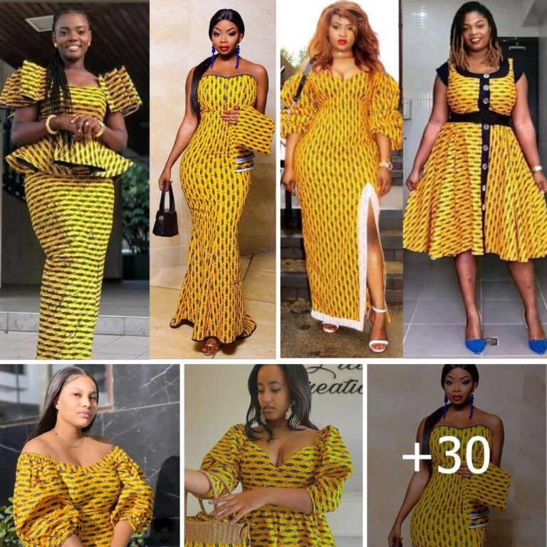 Amazing Styles From This Beautiful Ankara Pattern.