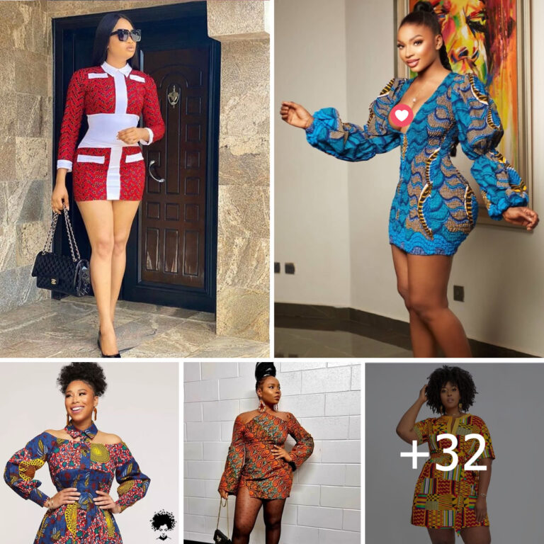 Chic And Sassy Ankara Short Gown Styles For Hot Looks