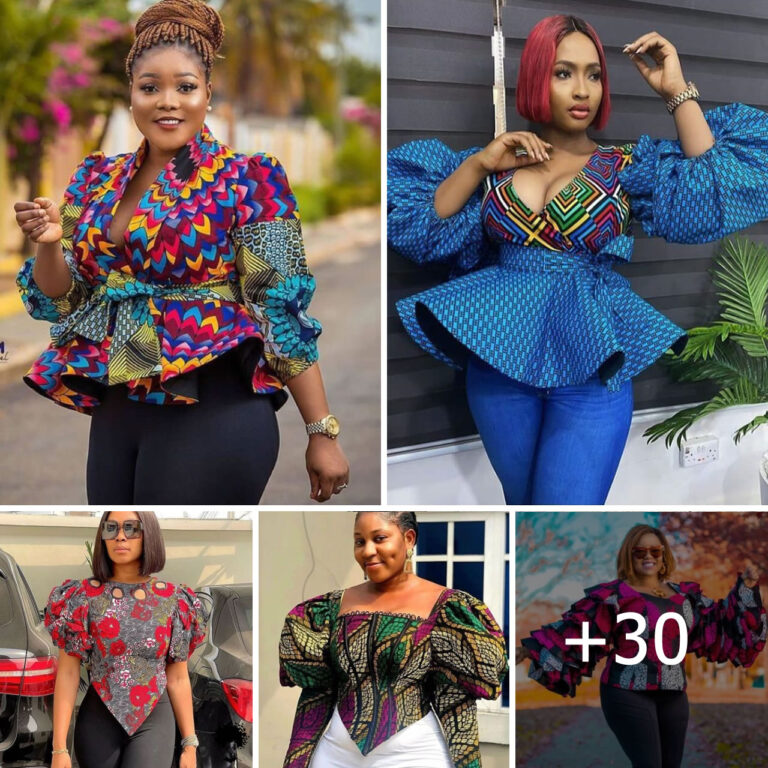 Fascinating Ankara Tops For Smart Looks