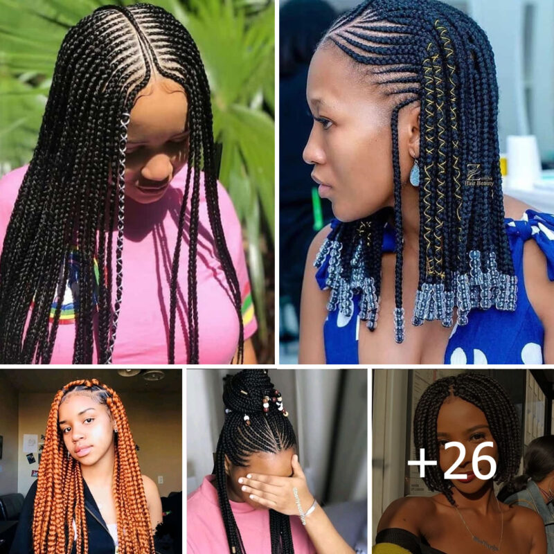 Trending Ghana Braids Hairstyles For Summer Time Slay.
