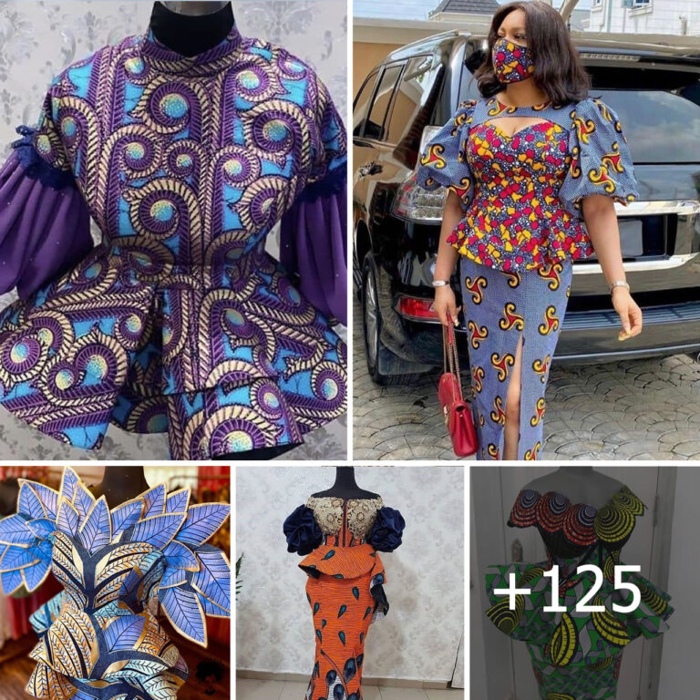 125+ Classic and Awesome Ankara Tops for Cute Ladies