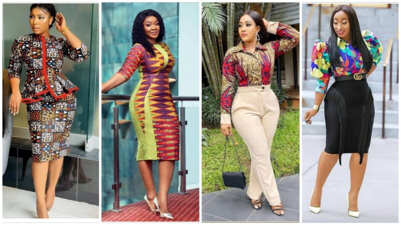 Fascinating Ankara Styles You Can Rock To Office/Work Places