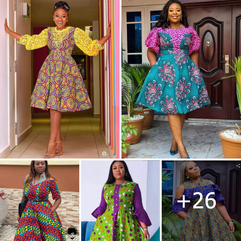 26+ Ankara Flare Gown Styles For Female Bosses And Madames.