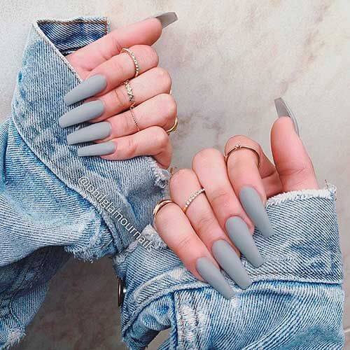 25 Gray Nail Designs That Keep You In Style Forever