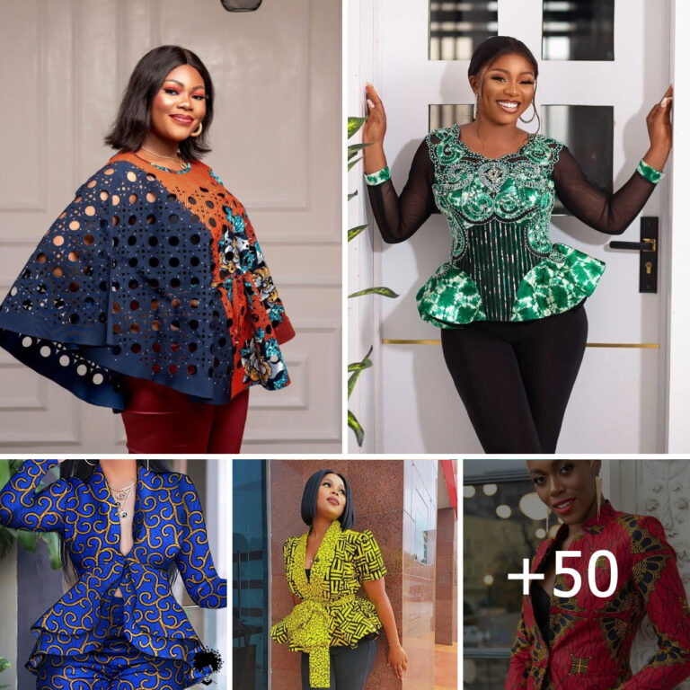 50 Distinctive Ankara Blouse Styles to Pair with Your Go-To Trousers