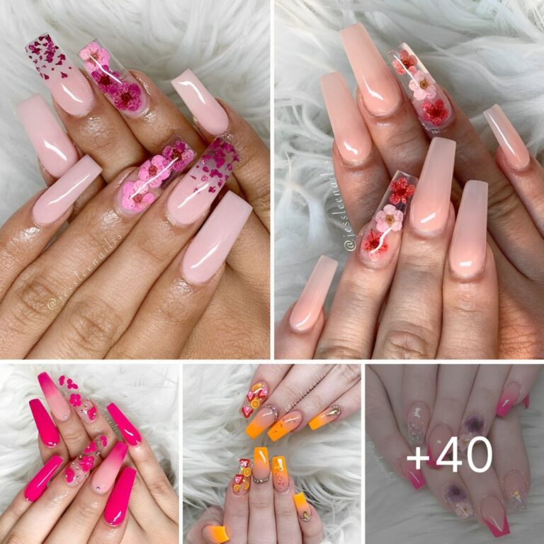 40+ Trendy Coffin Nails Design Ideas You Will Heart