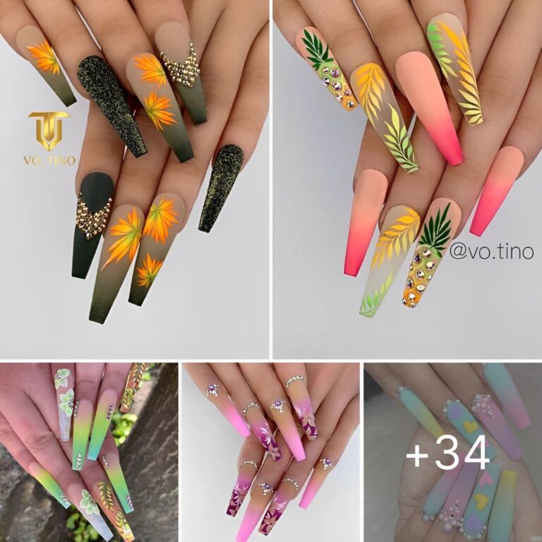 34+ Coffin Ombre Nails That Will STEAL The Show