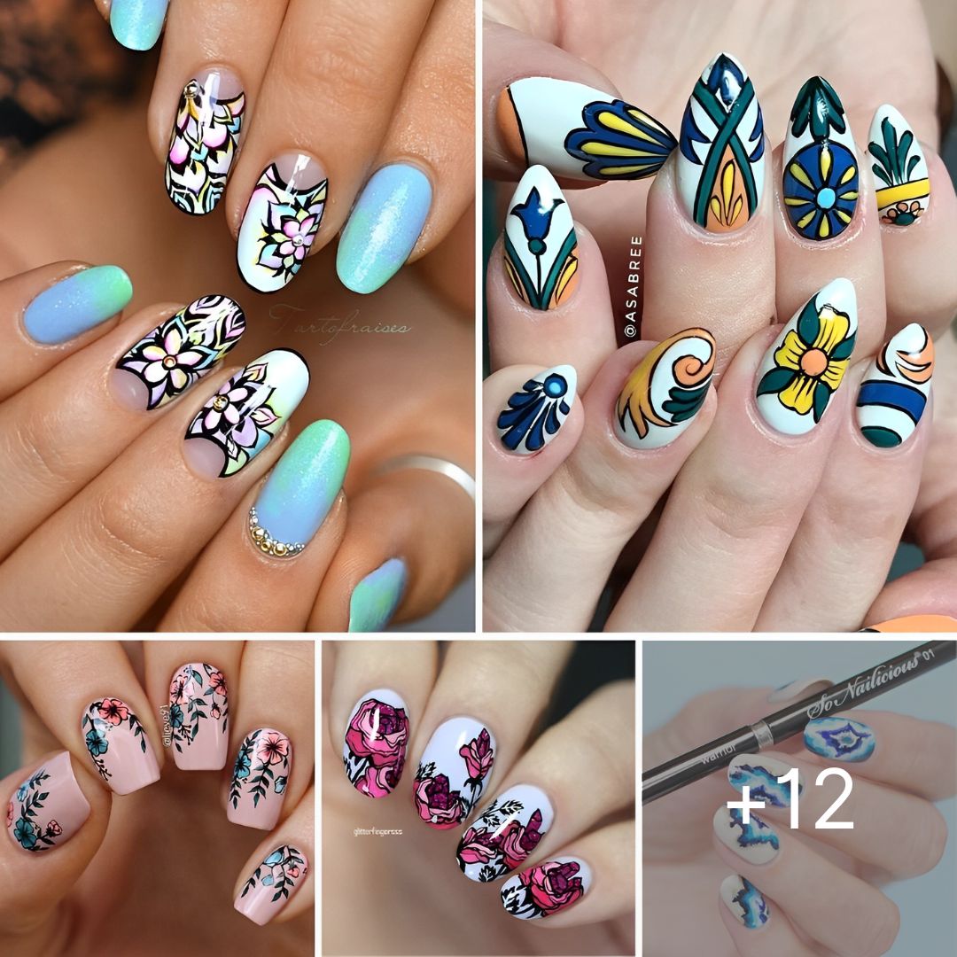 12 Incredibly Beautiful Nails That Are Entirely Hand Painted