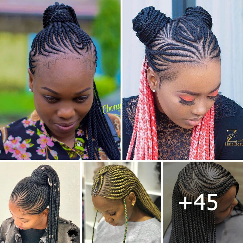 Sleek and Original: Ghana Braids Hairstyles Shaping 2024
