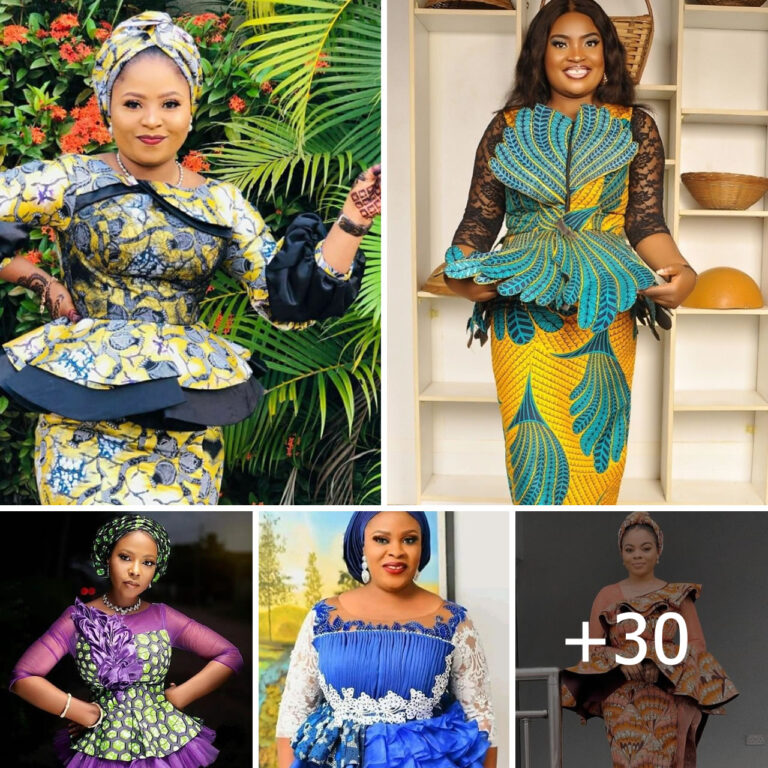 Captivating Ankara Skirt and Peplum Blouse Styles: A Blend of Tradition and Trend