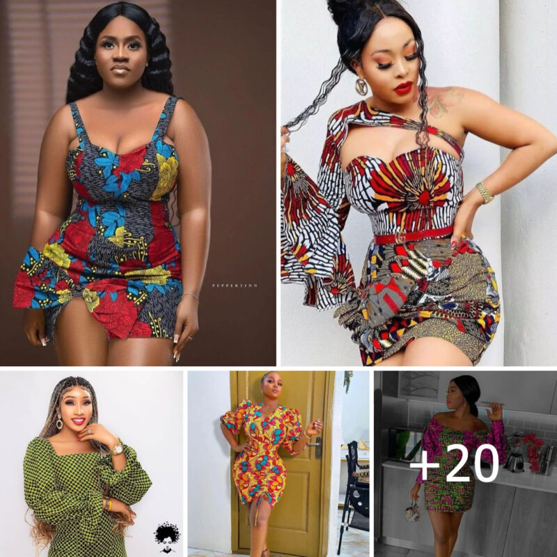 Hawt Ankara Short Dress Styles For Dinner and Dates.