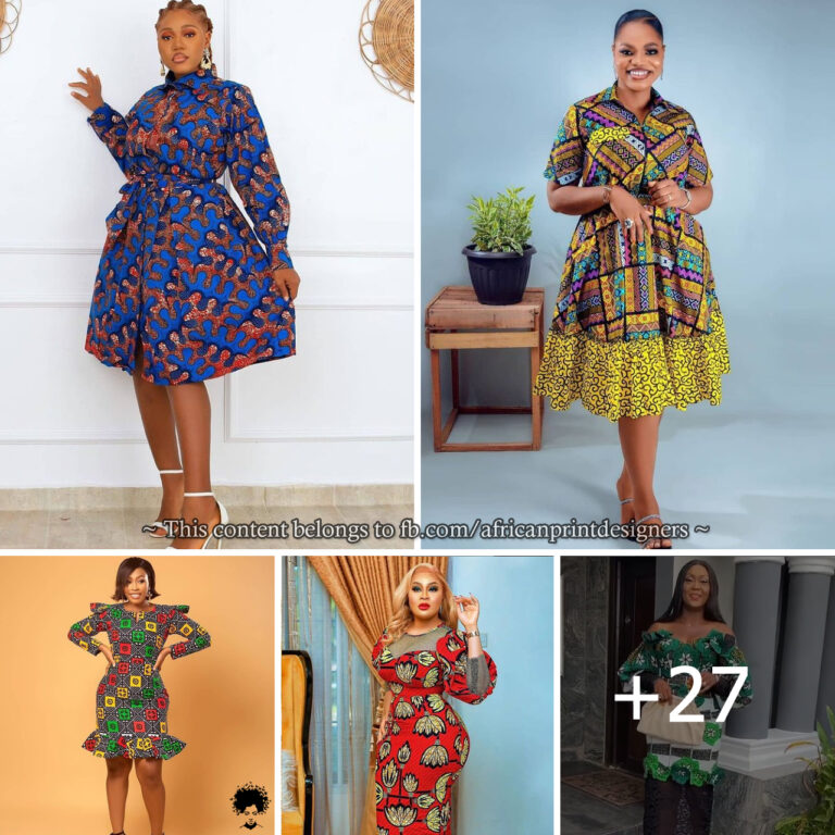 Trending Ankara Short Gown Styles For Every Women.