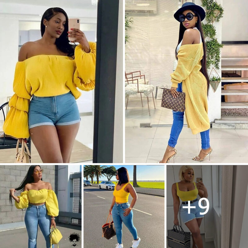 Yellow Mellow: Embrace the Joy of Denim Fashion with Vibrant Yellow Pairings ✨👢