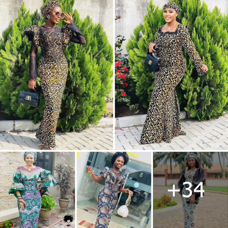 34+ Beautiful Ankara Long Gown Styles For Trendy Women In 2024