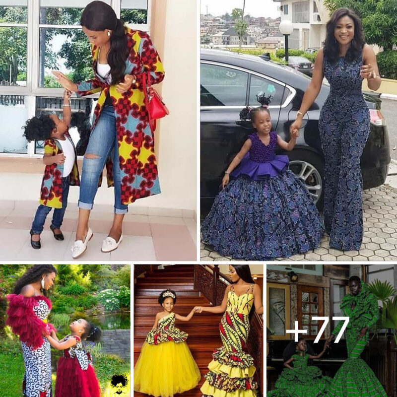 77 PHOTOS: Gorgeous Mommy Daughter Dresses – Latest African Fashion Designers 2023