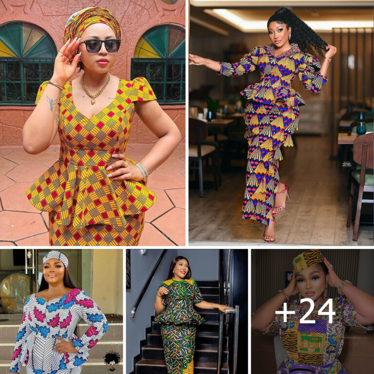 Sophisticated and Trendy: Modern Ankara Short Gown Designs for Women