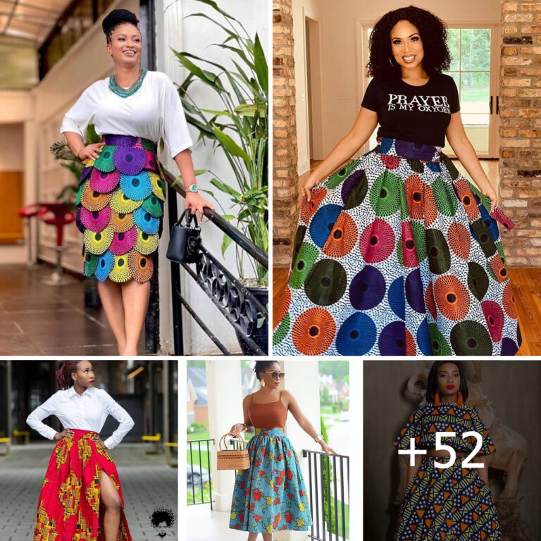 Bold and Beautiful: Eye-Catching Ankara Skirt Designs to Revitalize Your Wardrobe