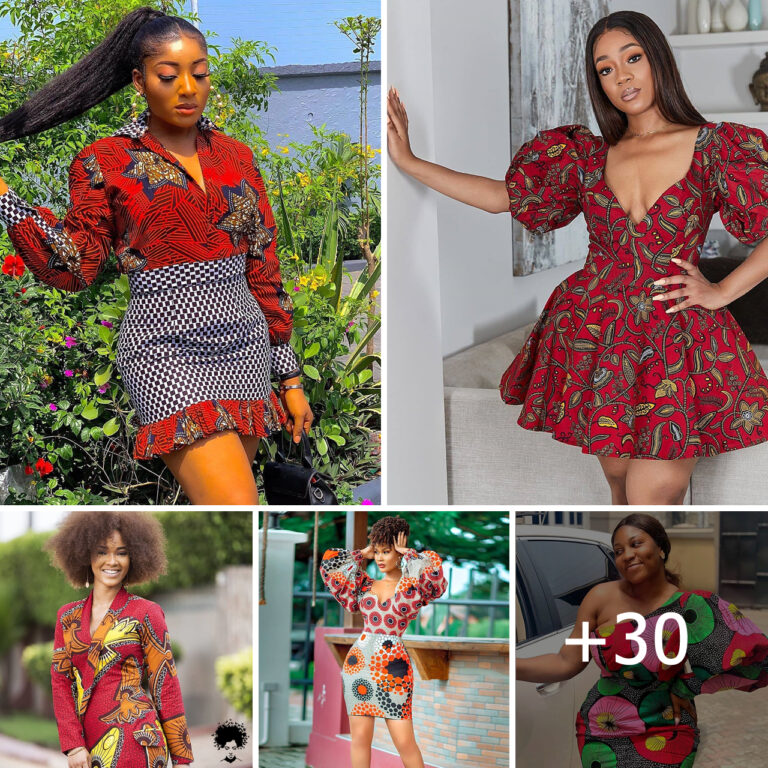 30+ Most Beautiful Ankara Pattern Styles For Ladies To Sew