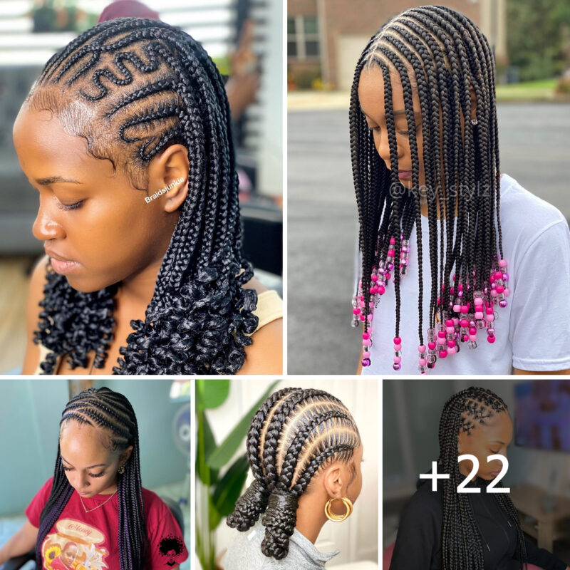 22 Beautiful Straight Back Cornrows Ideas for 2024
