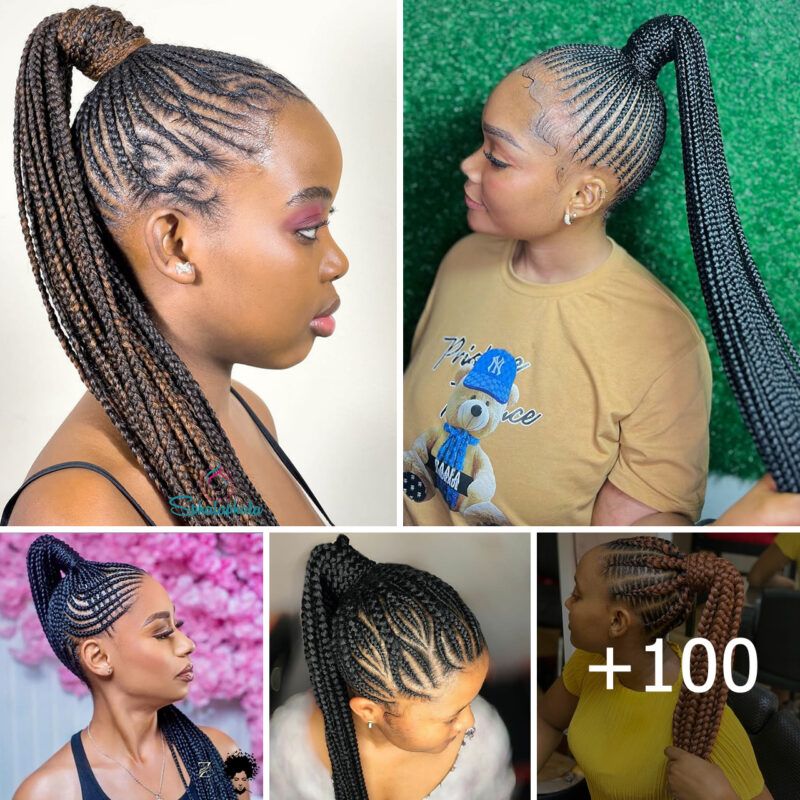 Cornrow Ponytail Hairstyles: 100+ New & Trendy Styles