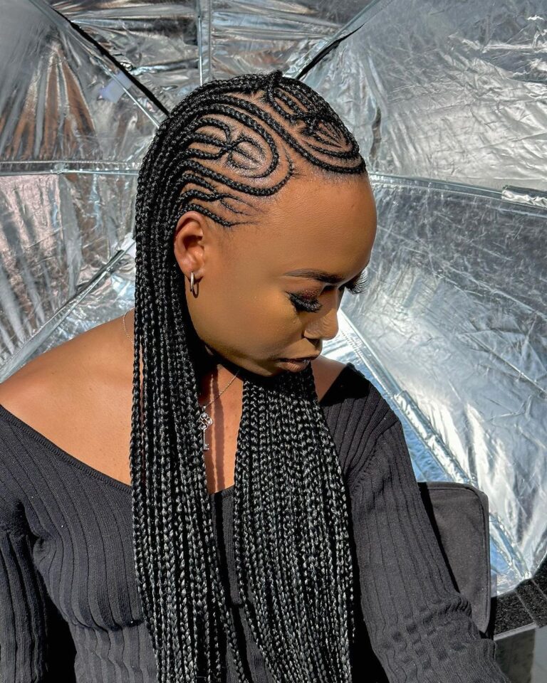 [GALLERY] – 64 Hottest Ghana Braids Hairstyle Ideas for 2024