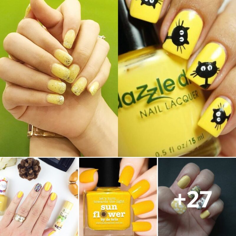 64 Creative Yellow Nail Art Designs: Tips To Design The Best Nails