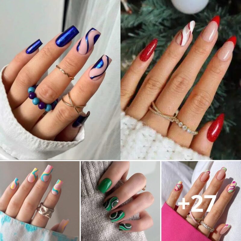 30 Fabulous Swirl Nail Designs So Easy To Copy